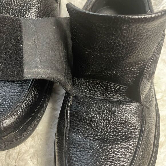 Propet Scandia Strap Black Grain Leather Men’s loafers SZ14 main image 9